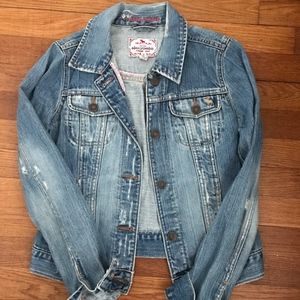 Womens Abercrombie denim jacket size L